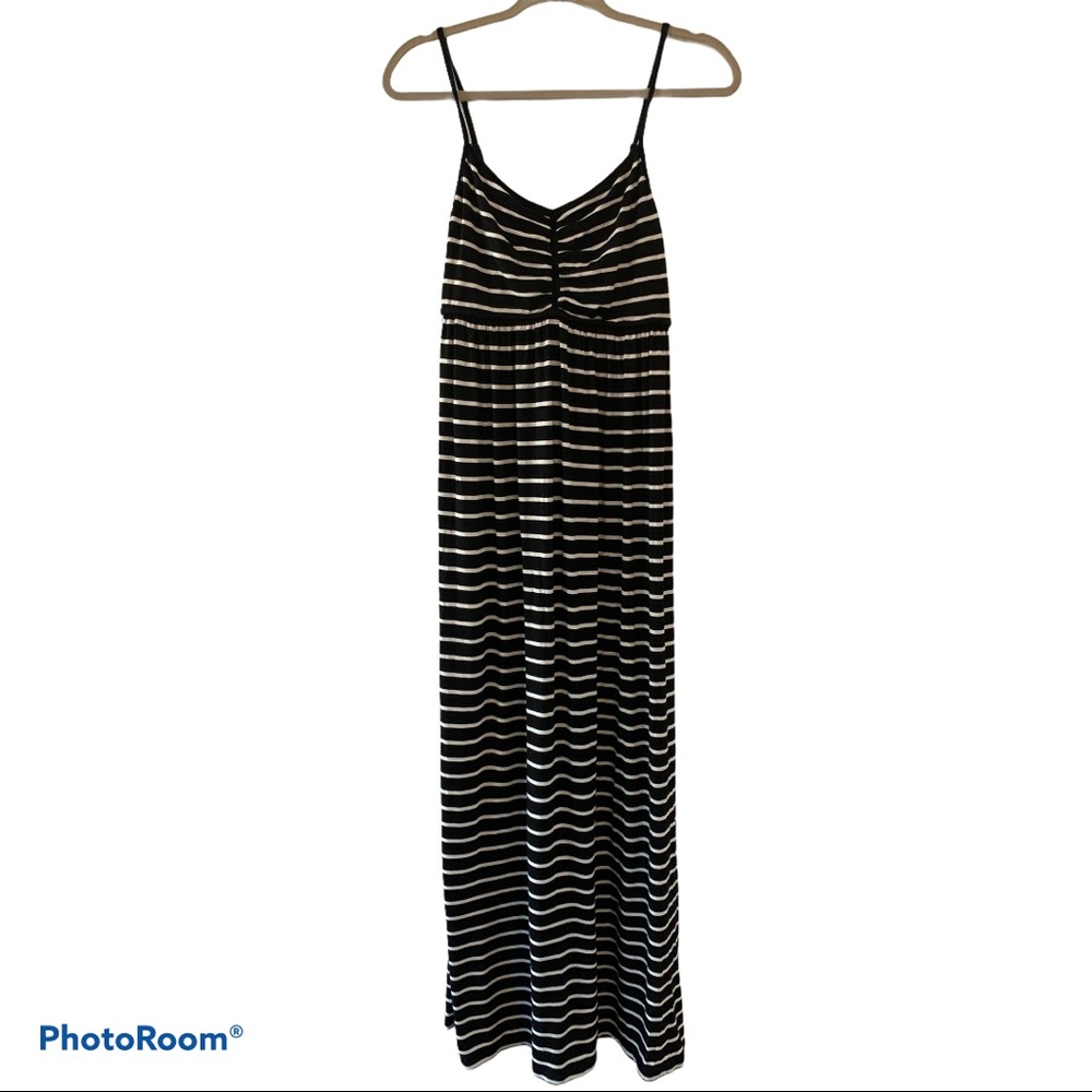 Max Studio Maxi Striped Dress Sz Small